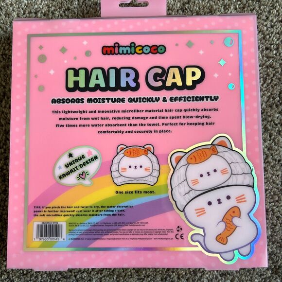Mimicoco LUNA The Cat Super Absorbent Hair Cap OS - Picture 2 of 2